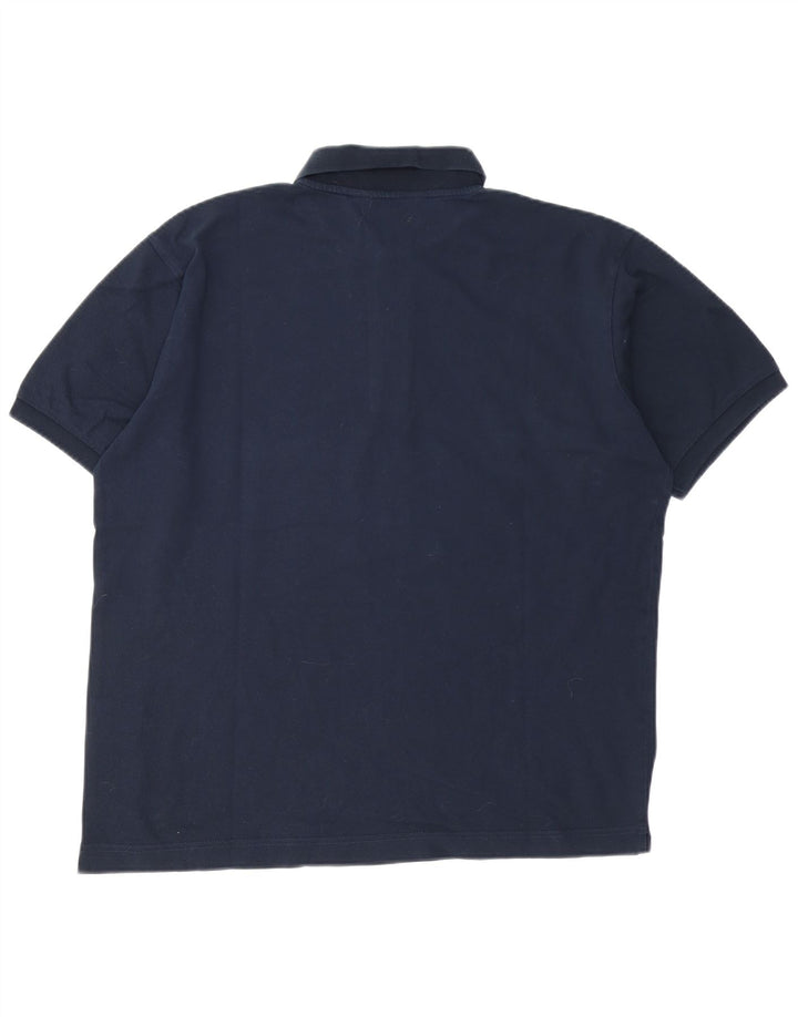 Kappa Polo Hombre Grande Azul Marino Algodón