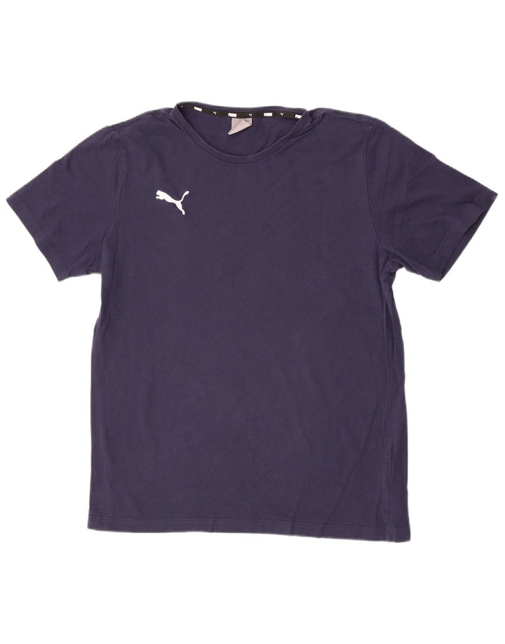 Camiseta Puma Hombre Top Grande Azul Marino Algodón