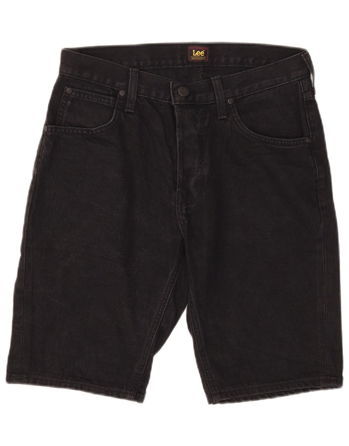 Lee Shorts De Mezclilla Para Hombre W30 Algodón Negro Mediano