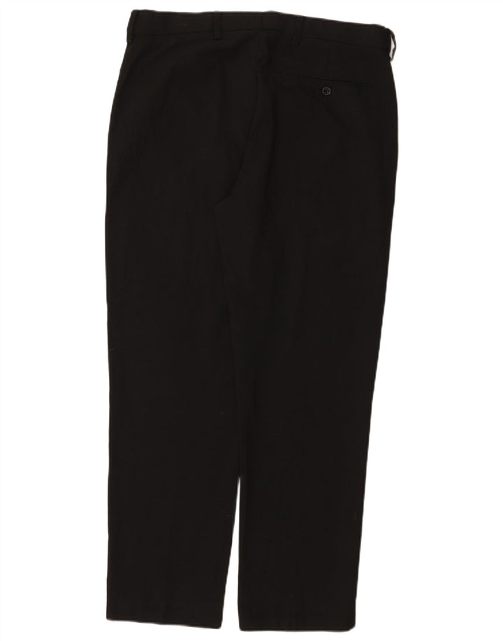 MARKS & SPENCER Pantalón chino de corte regular para hombre W34 L28 Negro
