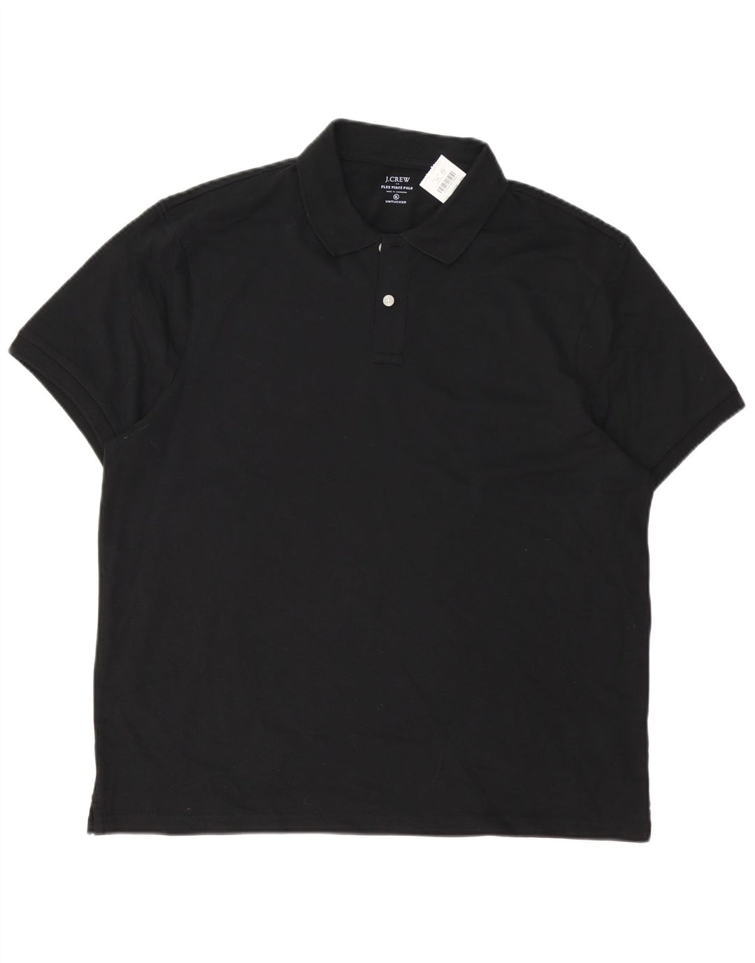 J. CREW Polo Hombre XL Algodón Negro