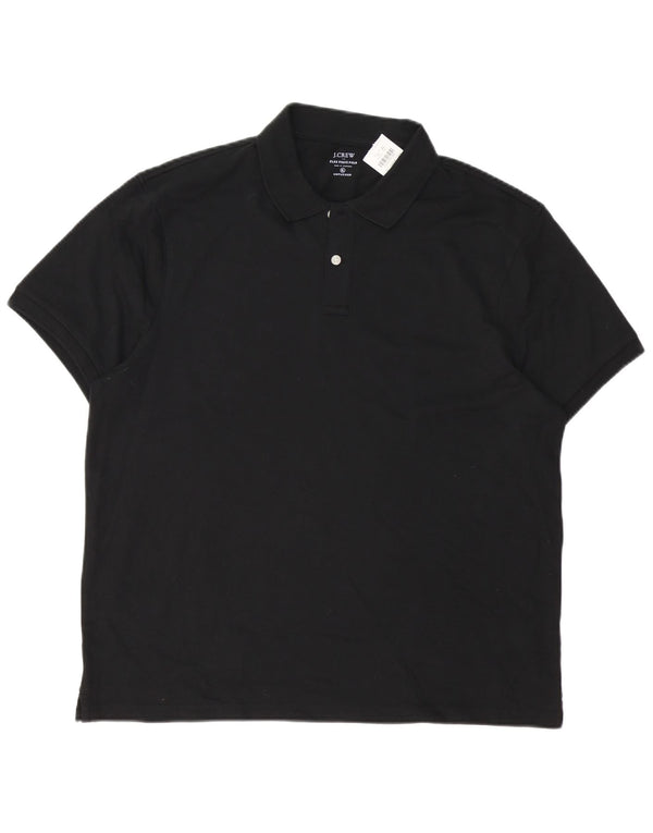 J. CREW Polo Hombre XL Algodón Negro