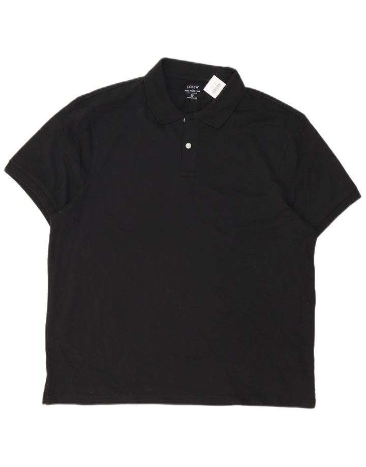 J. CREW Polo Hombre XL Algodón Negro