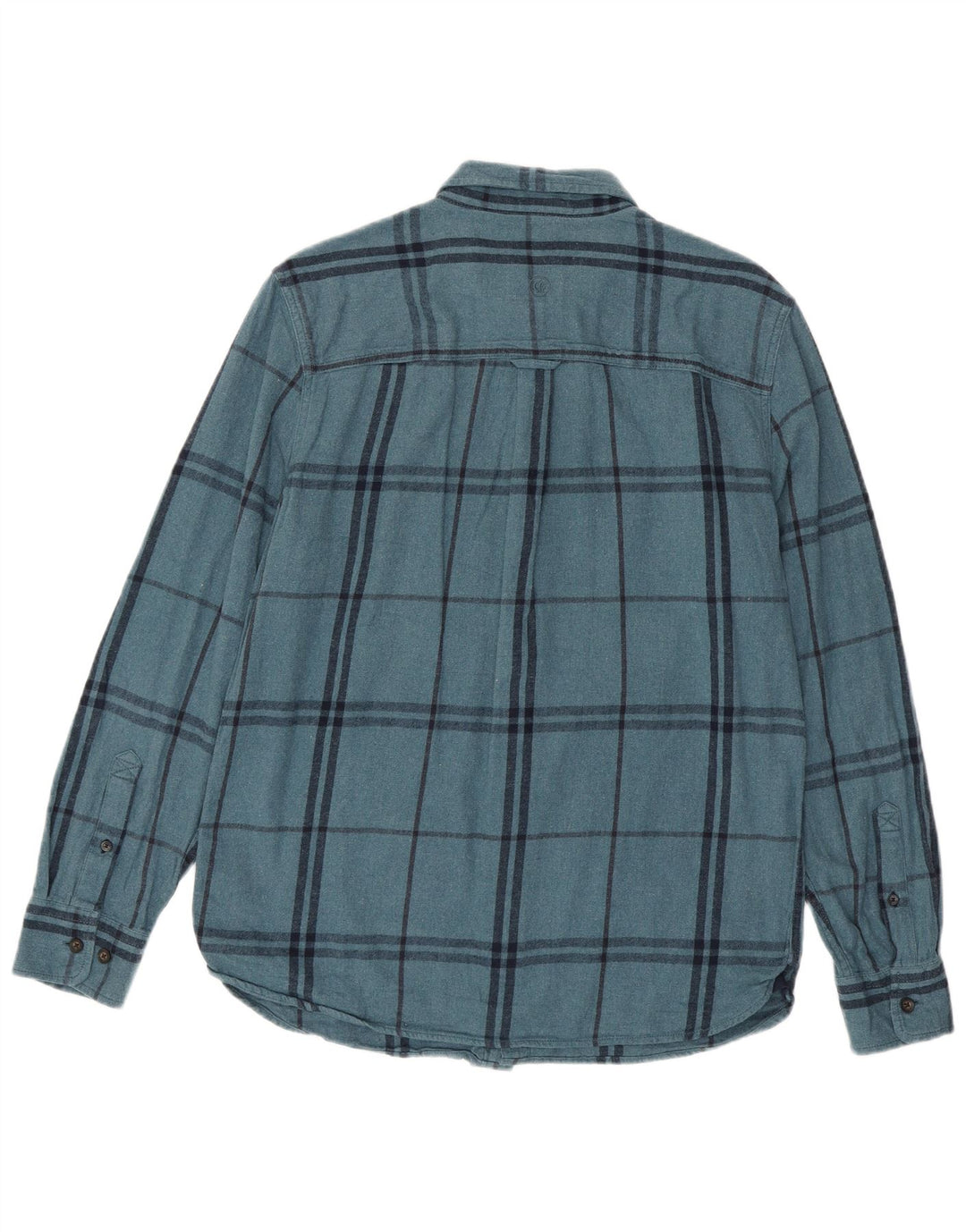 Camisa de franela para hombre de Fat Face de algodón a cuadros en azul medio