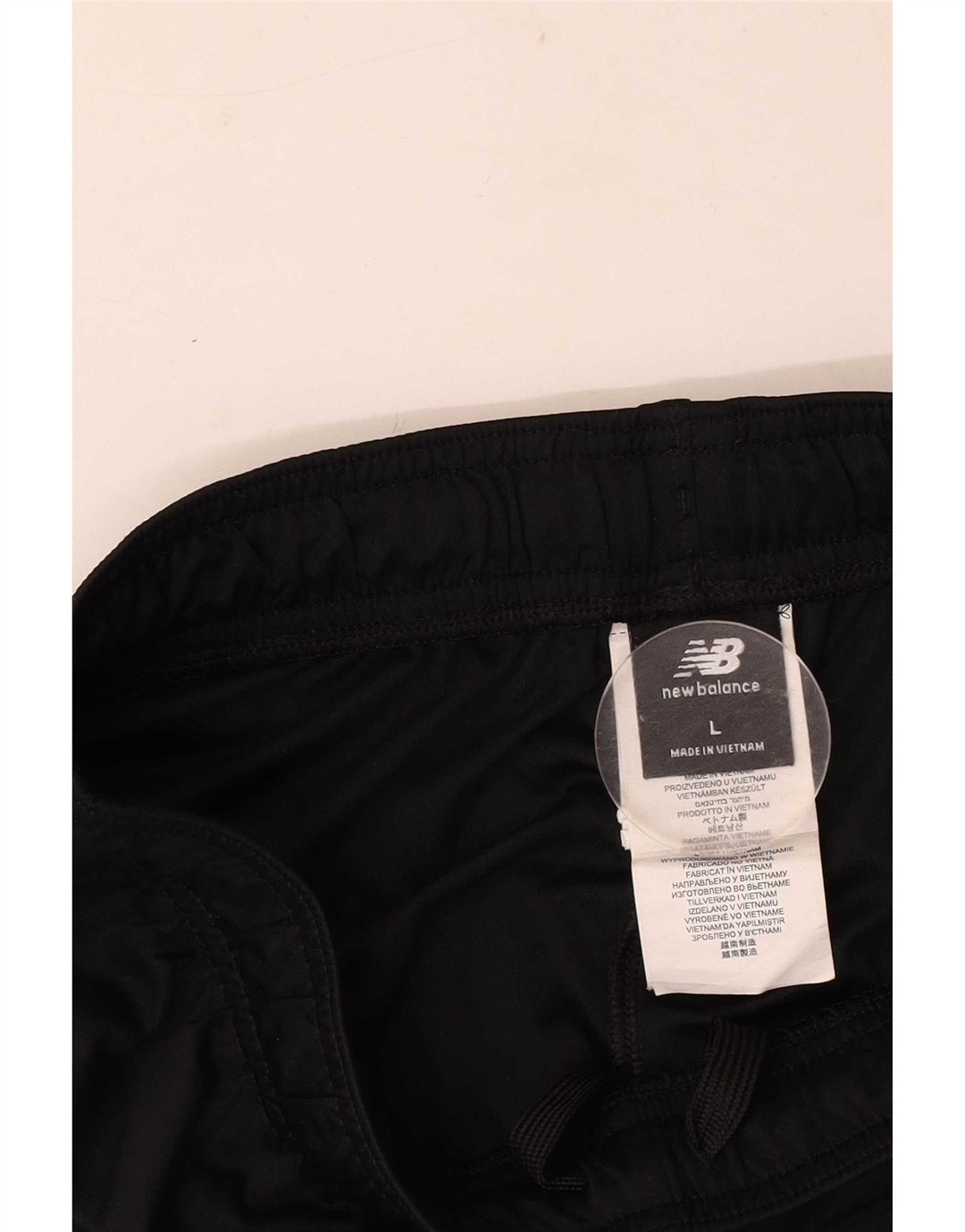 New Balance Pantalón corto deportivo para hombre Poliéster negro grande