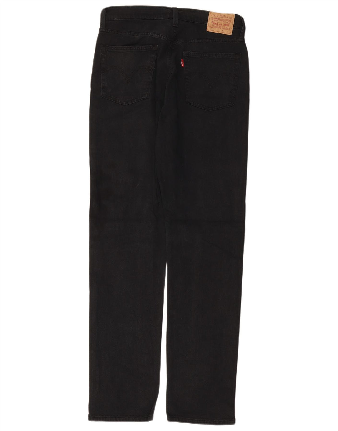 LEVI'S Jeans rectos 501 para hombre W29 L32 Algodón negro