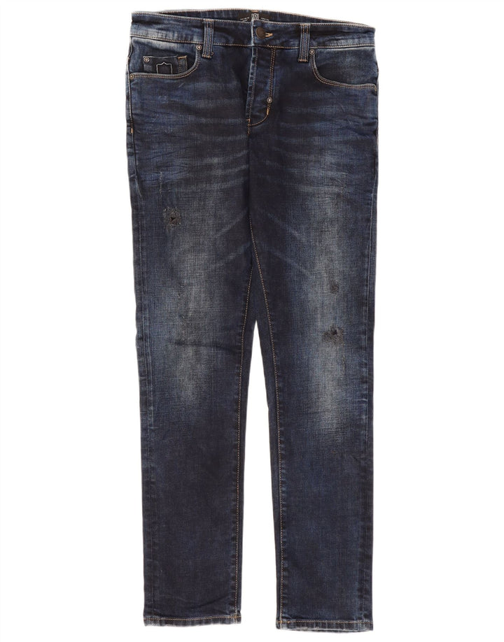 883 Police Vaqueros ajustados para hombre W32 L31 Azul