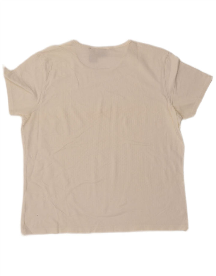 IZOD Camiseta Mujer Top ES 40 XL Algodón Blanco