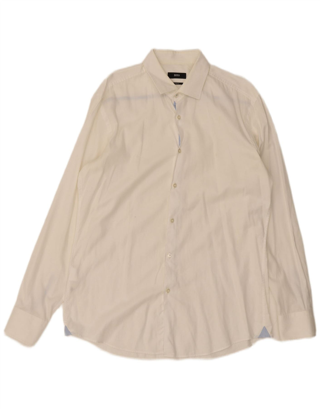 Hugo Boss Camisa Slim Fit para hombre Talla 16 Grande Blanco