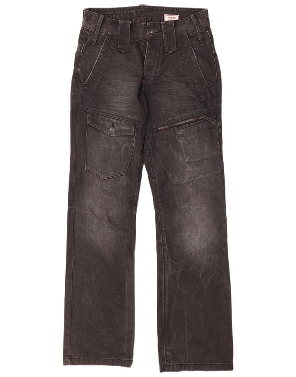 Jack & Jones Vaqueros rectos cargo para hombre W28 L32 Algodón gris