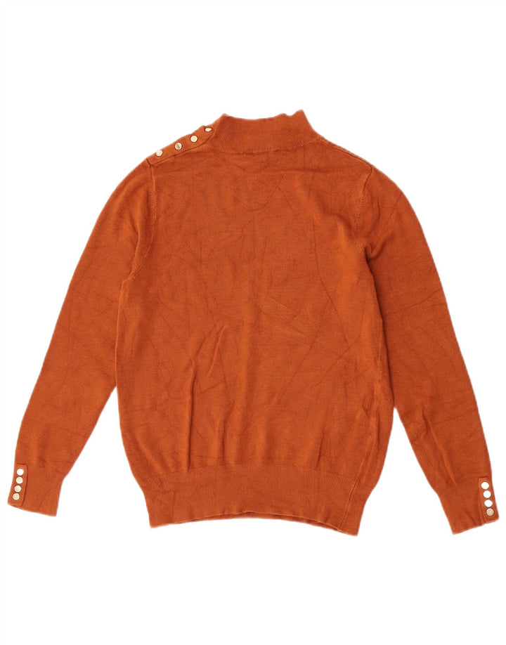 Coast - Jersey con cuello alto para mujer, talla 40, viscosa marrón medio