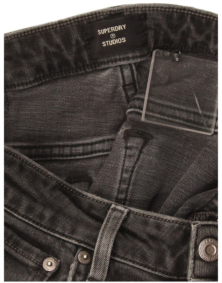 SUPERDRY Vaqueros pitillo para mujer W30 L30 Gris