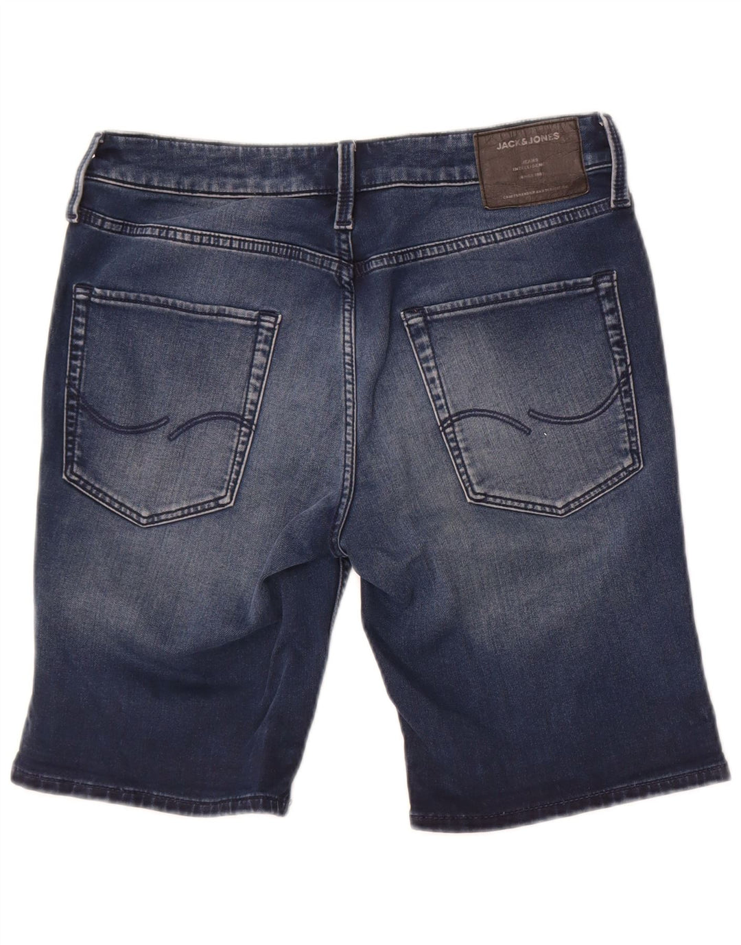 Jack & Jones Mens Shorts De Mezclilla Pequeño W29 Algodón Azul