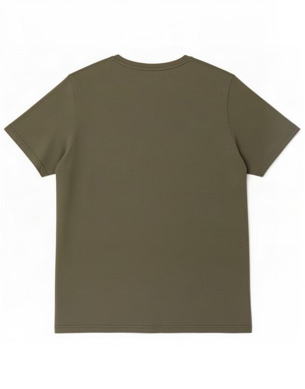 New Balance Camiseta gráfica para hombre Top Large Khaki Cotton