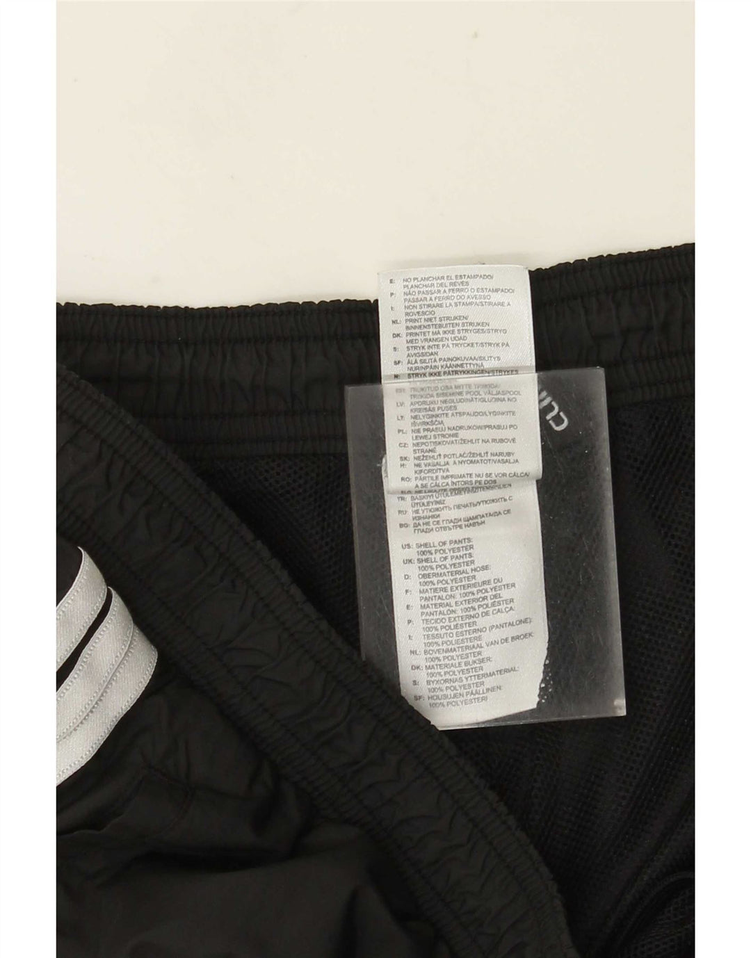 ADIDAS Pantalones de chándal a prueba de clima para mujer UK 12 Poliéster gris medio