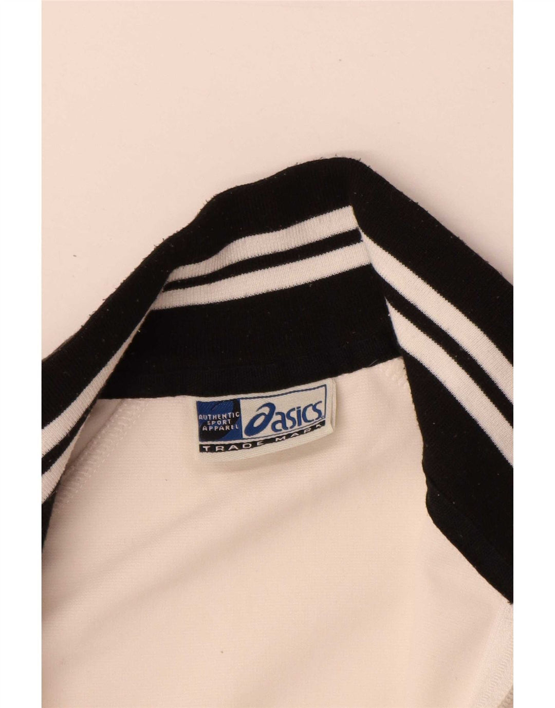 Asics Hombre Chándal Top Jacket Medium Blanco Colorblock Poliéster