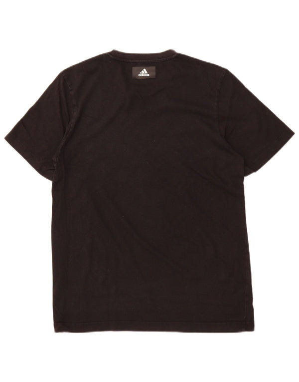 ADIDAS Camiseta gráfica para hombre Top Pequeño Algodón negro
