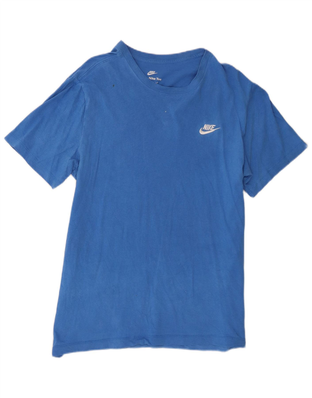 Camiseta Nike Hombre Top Grande Azul Algodón