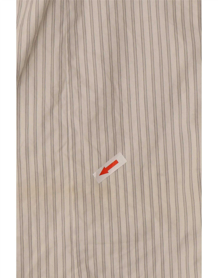 Camisa Jack & Jones Hombre Mediana Algodón Rayas Blancas
