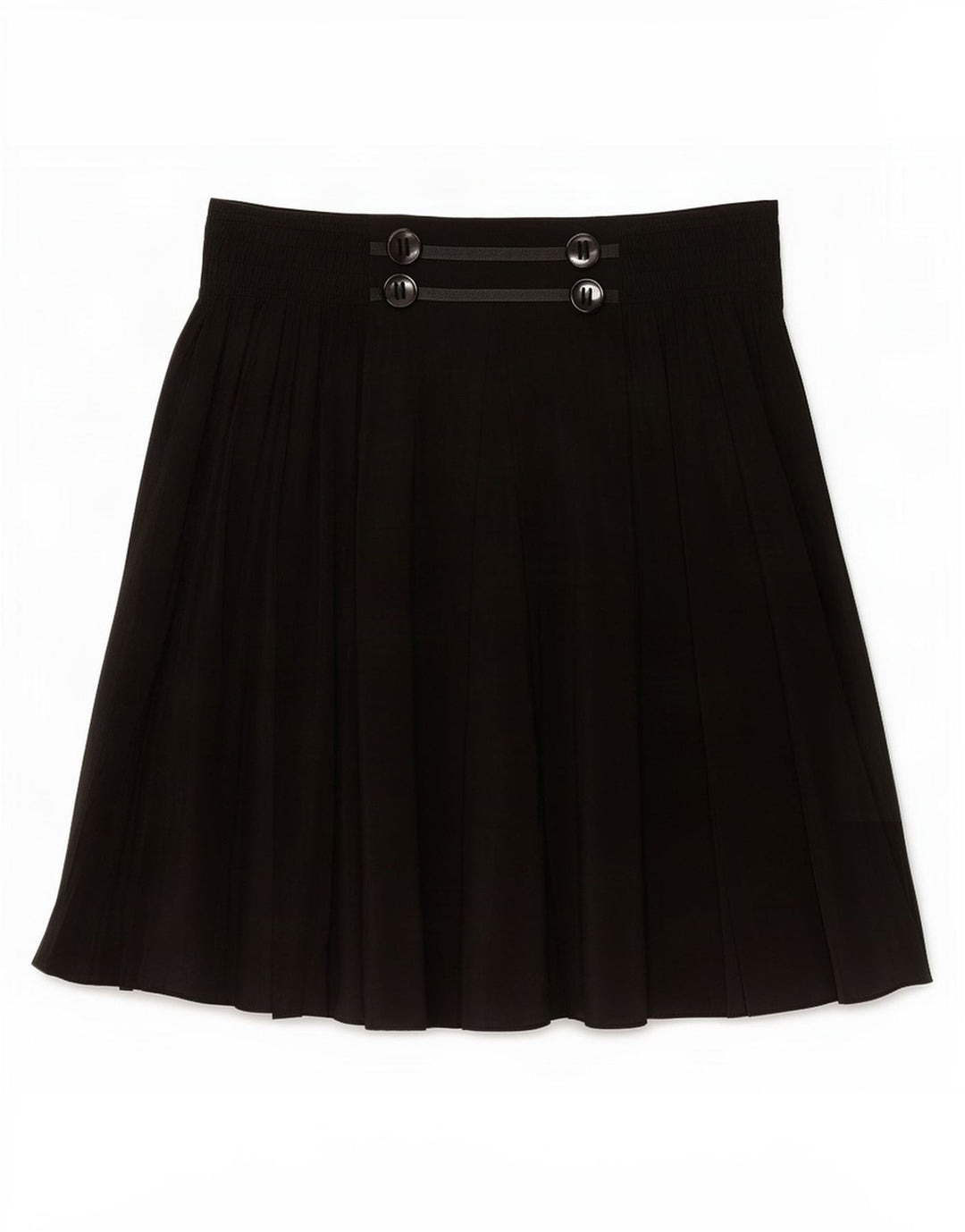 Zara Mujer Falda Acampanada Mediana W28 Gris
