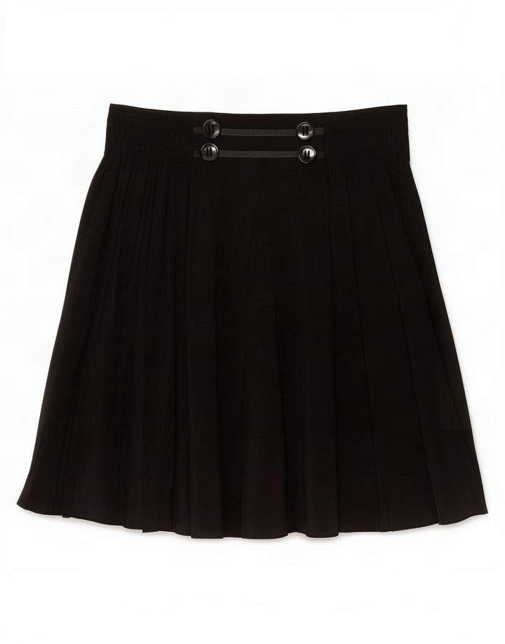 Zara Mujer Falda Acampanada Mediana W28 Gris
