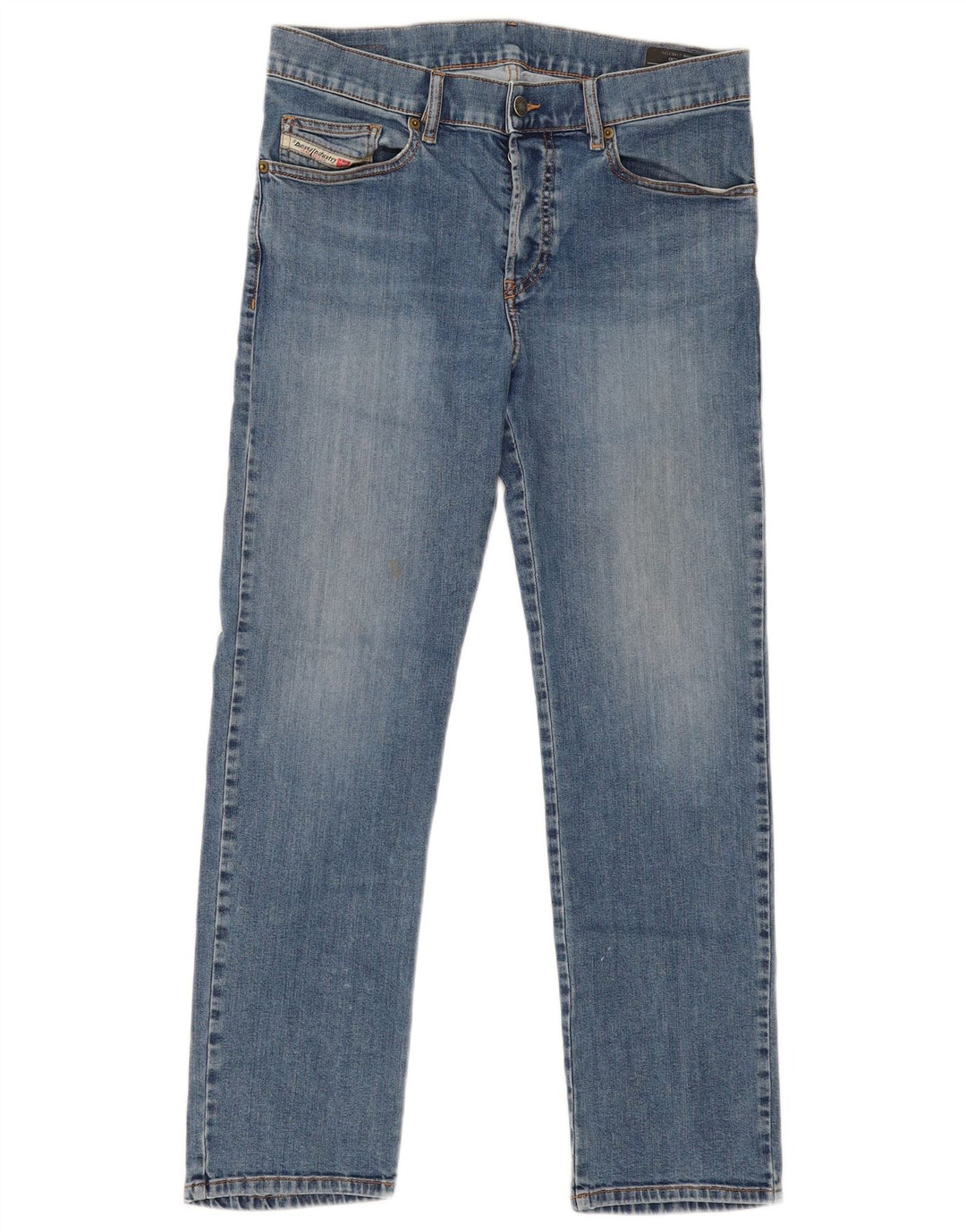 DIESEL Vaqueros Rectos Mujer W30 L27 Azul Algodón