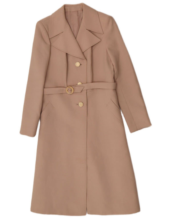 Vintage Womens Trench Coat IT 48 XL Beige