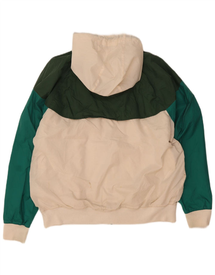 Nike - Chaqueta de chándal con capucha para hombre, color blanco roto, tamaño mediano