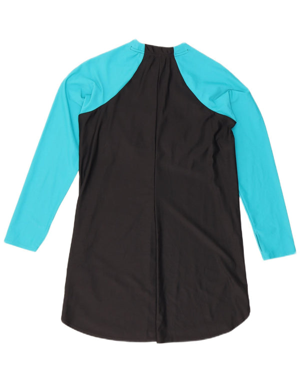 Nike Top largo de natación para mujer, manga larga, talla S, color negro