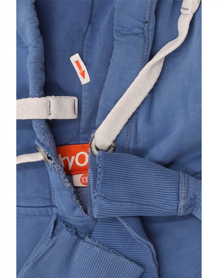 Superdry Jersey con capucha para hombre 2XL Algodón azul