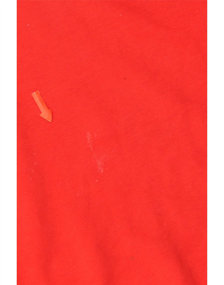 Puma Sudadera Estampada Con Estampado De Algodón Para Hombre Pequeño Rojo Colorblock
