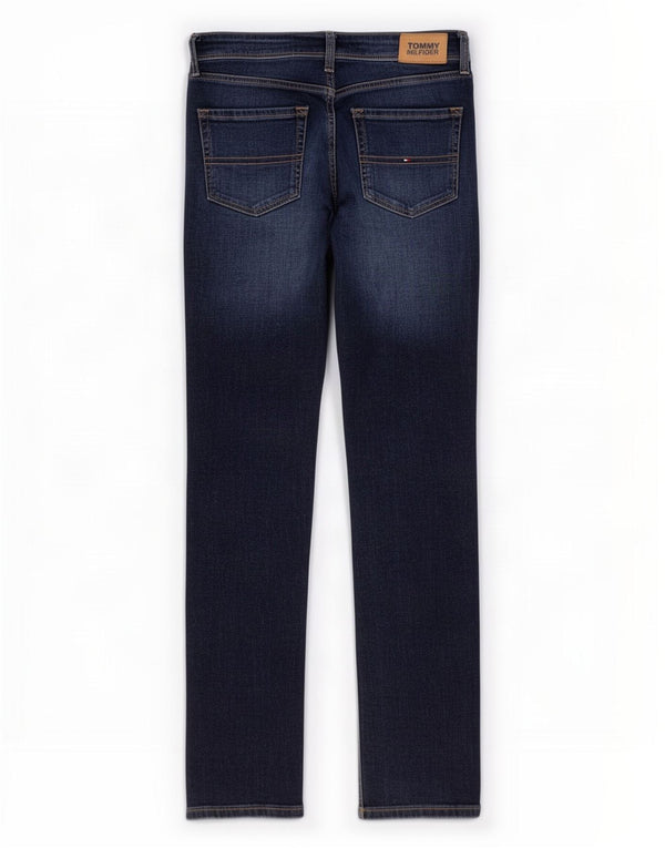 Tommy Hilfiger Vaqueros ajustados para niños 13-14 años W28 L29 Algodón azul