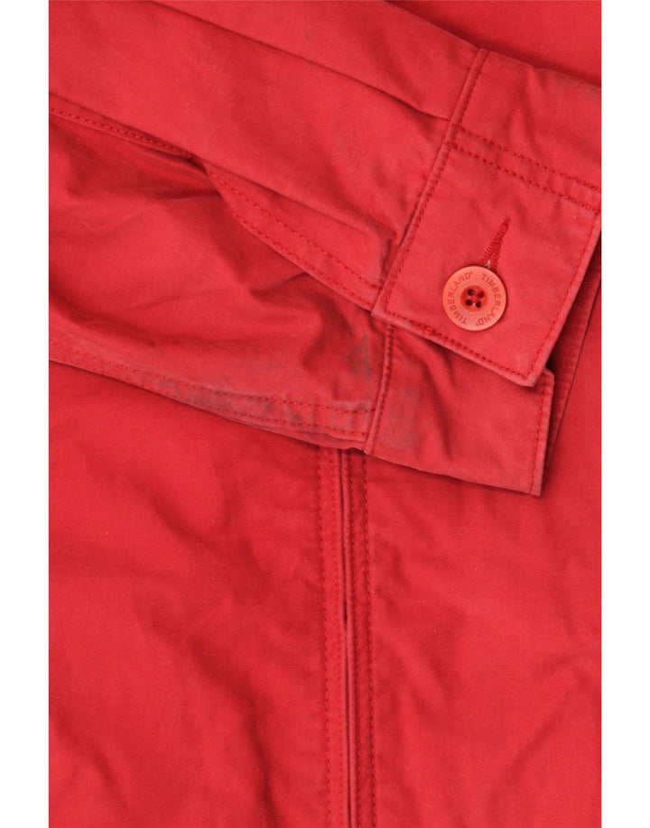Timberland Chaqueta Bomber para Hombre UK 42 XL Algodón Rojo