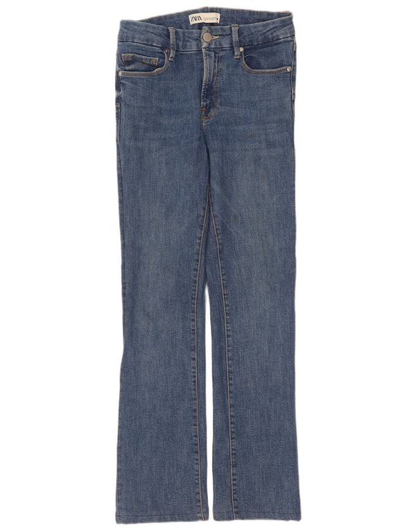 Zara Jeans Bootcut Mujer EU 36 XS W26 L29 Algodón Azul
