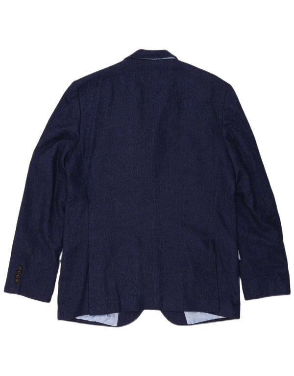 Marks & Spencer Chaqueta tipo blazer de 2 botones para hombre UK 44 XL Azul marino Espiga