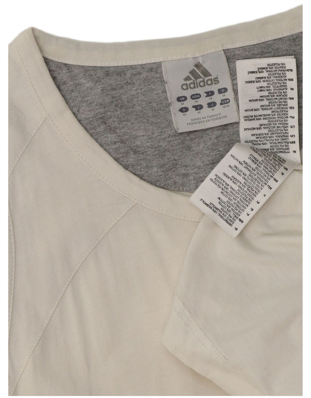 Adidas Hombre Chaleco Top Medio Blanco Algodón
