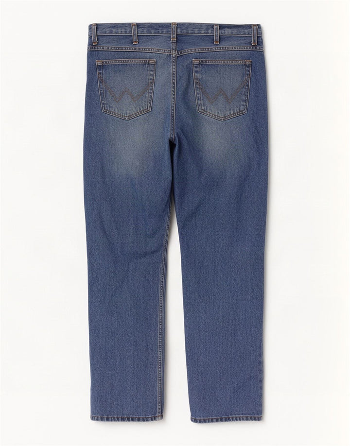 Wrangler Vaqueros rectos Texas para hombre W40 L32 Algodón azul