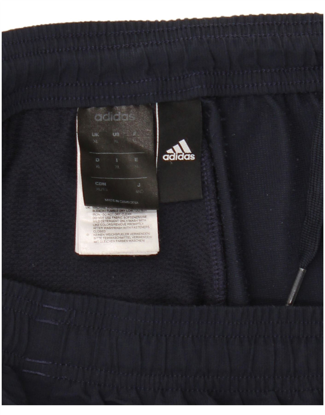 Pantalón Chándal Adidas Hombre XL Azul Marino Poliéster