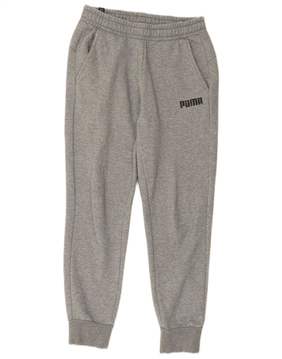 PUMA Pantalones de chándal para hombre Joggers Small Grey Cotton