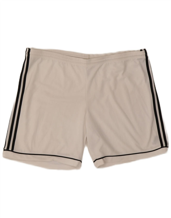 Adidas Mens Climalite Sport Shorts XL Blanco Poliéster