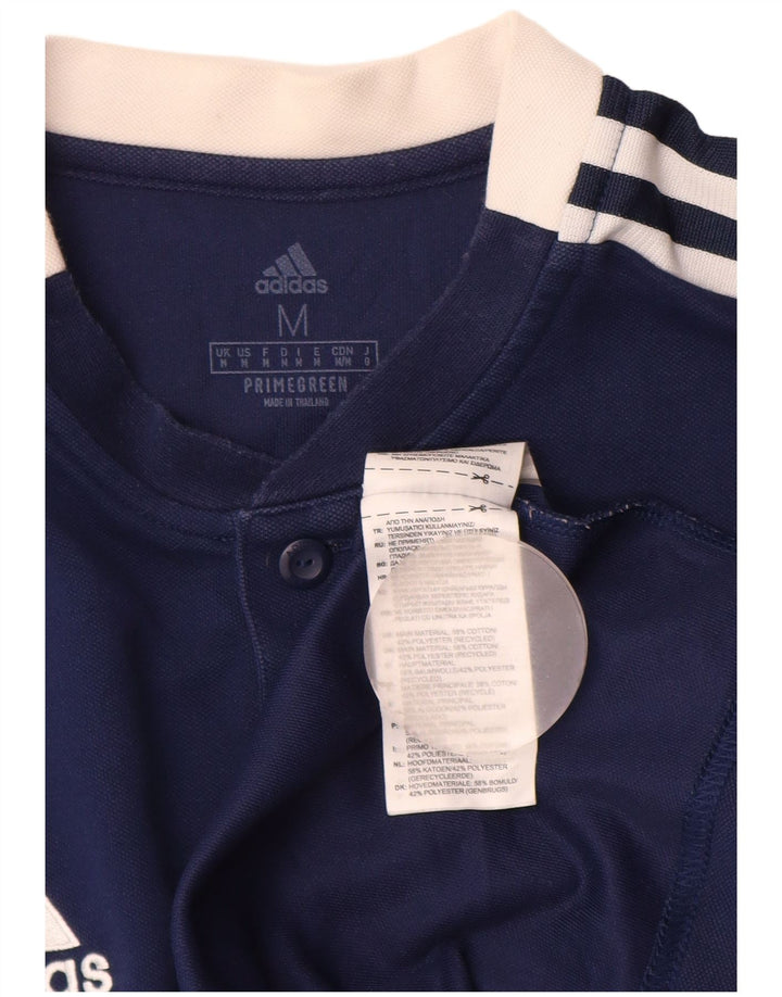 ADIDAS Camiseta del club de fútbol Leeds United para hombre Camiseta mediana de algodón azul marino