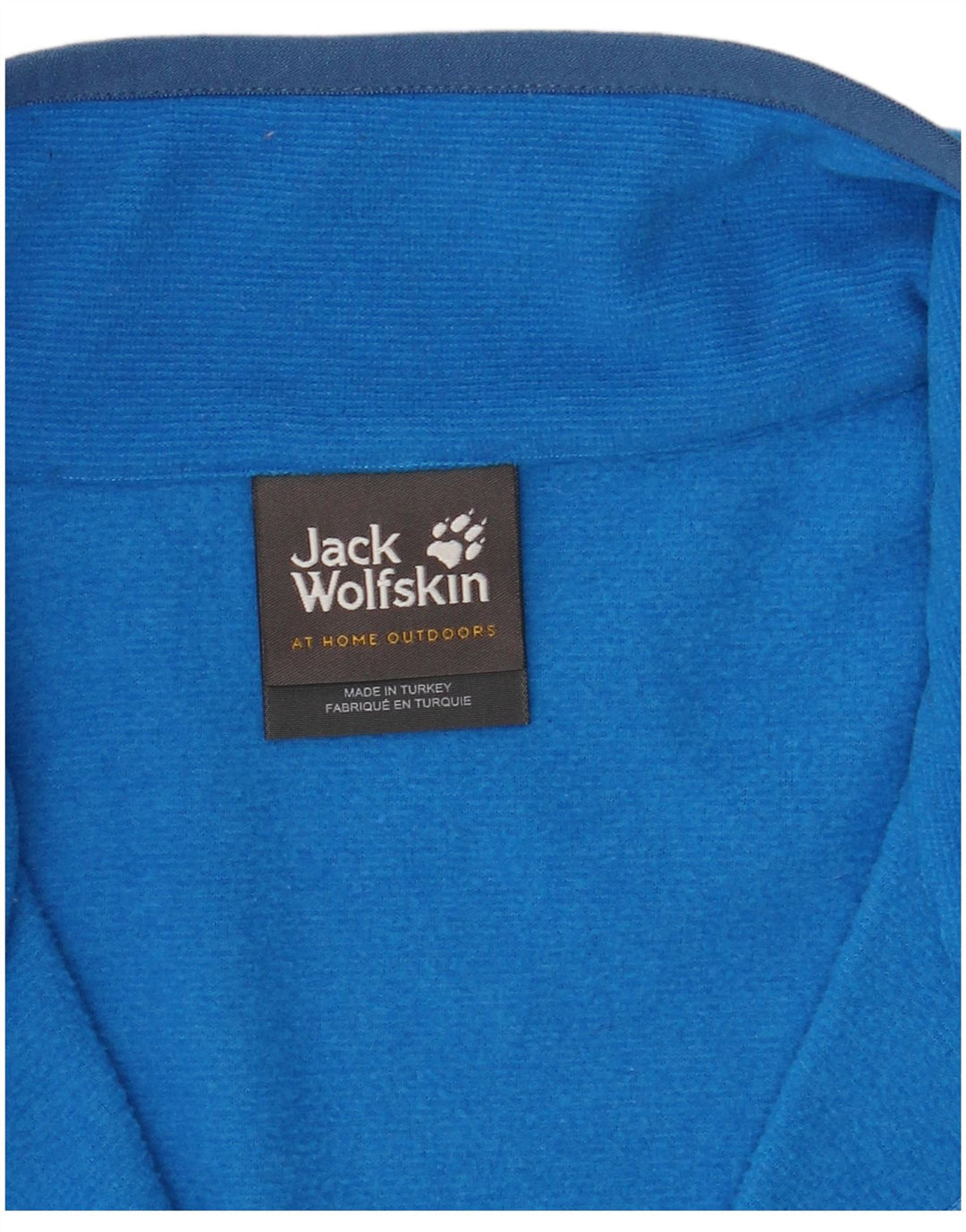 Jack Wolfskin Jersey polar con cuello y cremallera para hombre 2XL Poliéster azul