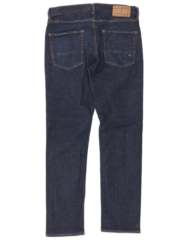 Tommy Hilfiger Vaqueros rectos Denton para hombre W32 L30 Algodón azul marino