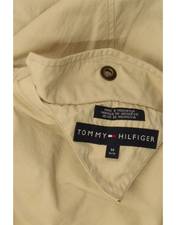 TOMMY HILFIGER Chaqueta reversible para hombre UK 38 Medium Azul marino Check Nylon