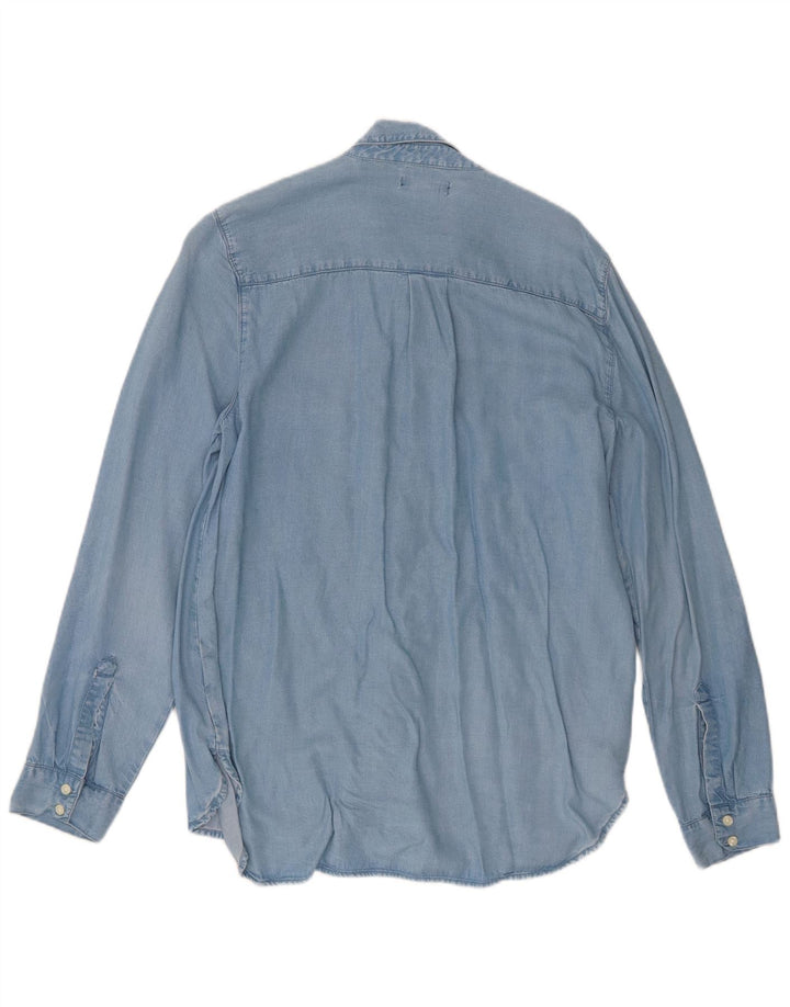Camisa vaquera Gap para mujer UK 44 Lyocell azul medio