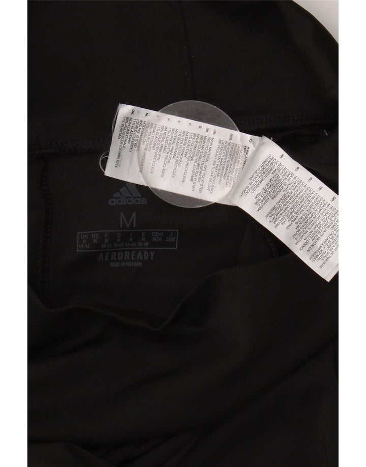 Leggings ADIDAS Aeroready para mujer Reino Unido 12/14 Mediano Negro Poliéster