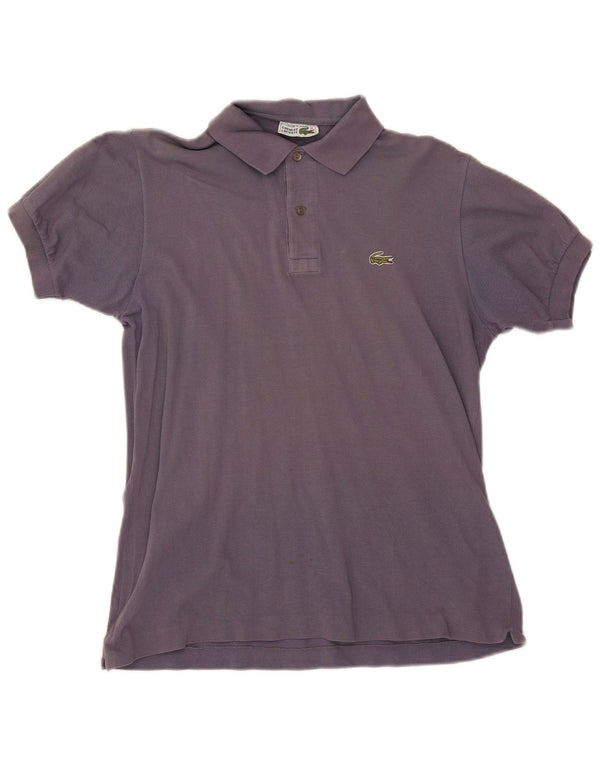 Polo Lacoste para hombre talla 4 mediano algodón morado