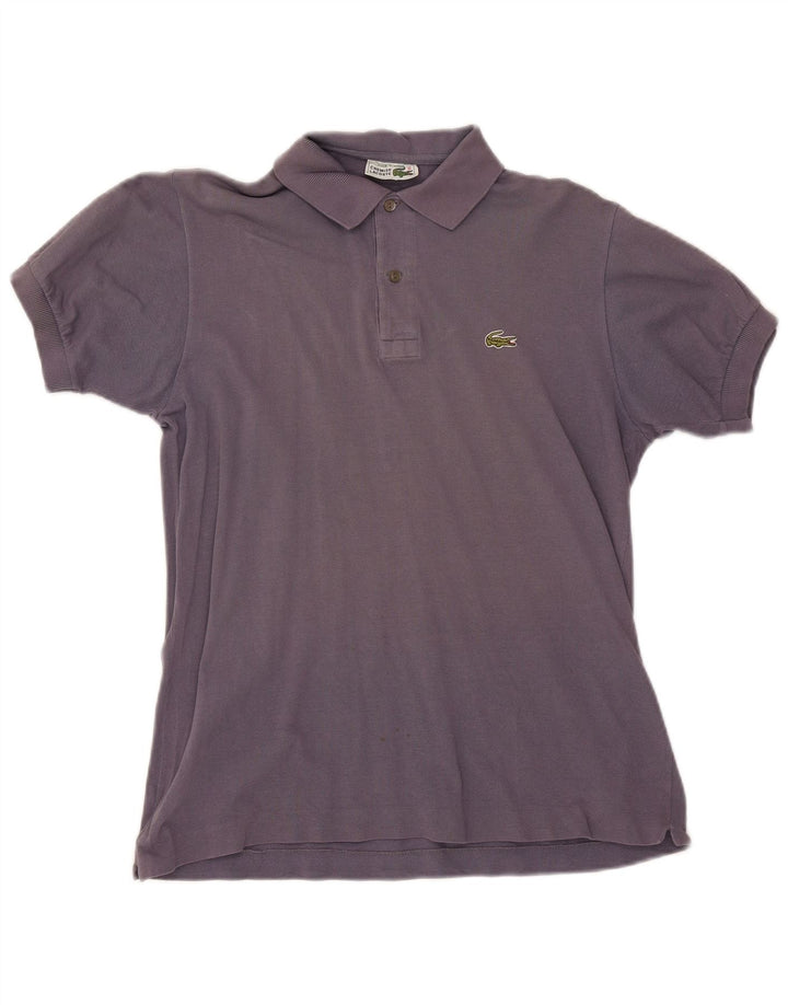 Polo Lacoste para hombre talla 4 mediano algodón morado