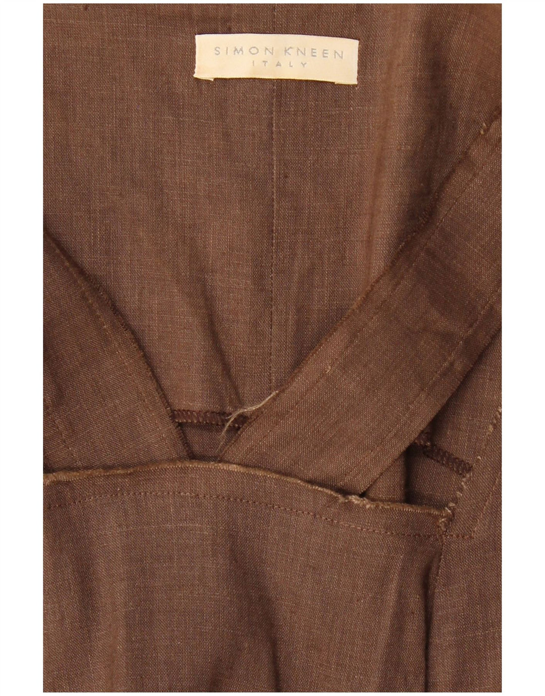 VINTAGE Vestido maxi sin mangas para mujer Reino Unido 8 Pequeño Marrón