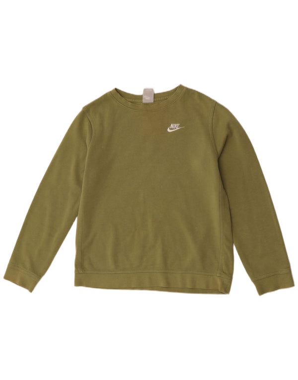 Nike Sudadera para niño Jumper 13-14 años XL Caqui Algodón